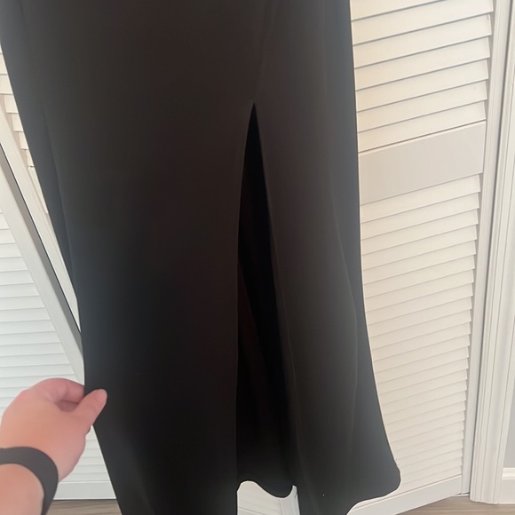 Emerald sundae black dress sexy slit! - Picture 3 of 6